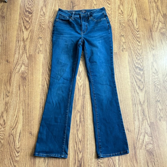 Not Your Daughterhters Jeans Slom Bootcut Stretch Size 2 Medium Wash Mid Rise - Picture 2 of 8